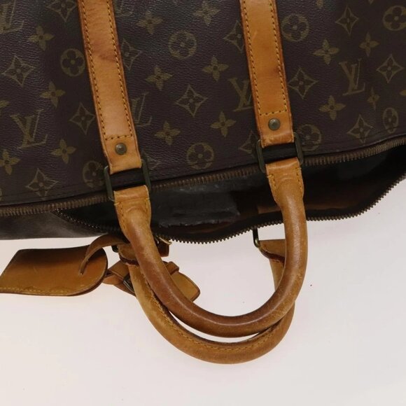 LOUIS VUITTON Monogram Keepall 45 Boston Bag LV Auth - Picture 8 of 16